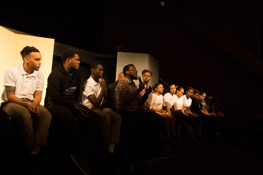 Director Brendon O’Brien and the cast answer audience questions | Photo credit: Dominic Koo