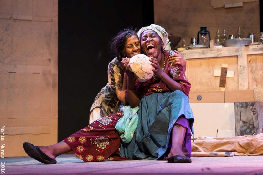 Pulba (Aryana Mohammed) left and Queenie (Syntyche Bishop) right