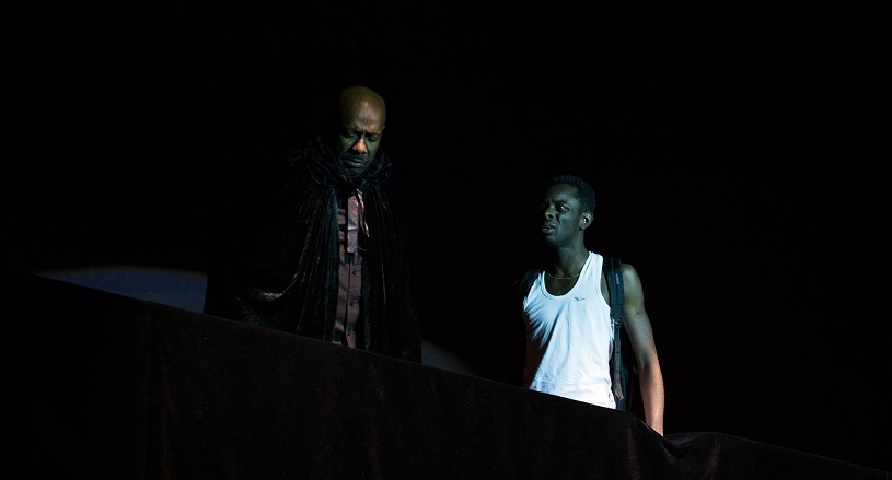 Marlon (Chaquille Charles) confronts his father, Terrence (Errol Fabien) | Photo credit: Dominic Koo