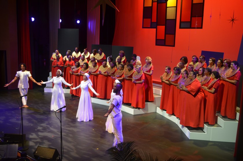 The Lydian Ladies performing "Hail Holy Queen" from the movie Sister Act. | Photo Credit Akil Looby Photography