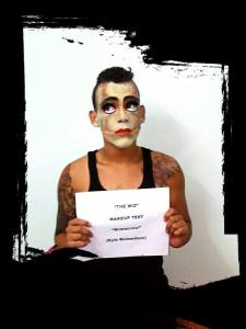 Kyle Richardson, 'THE WIZ', Makeup test for "Scarecrow" | Photo courtesy: Proscenium Theatre Company