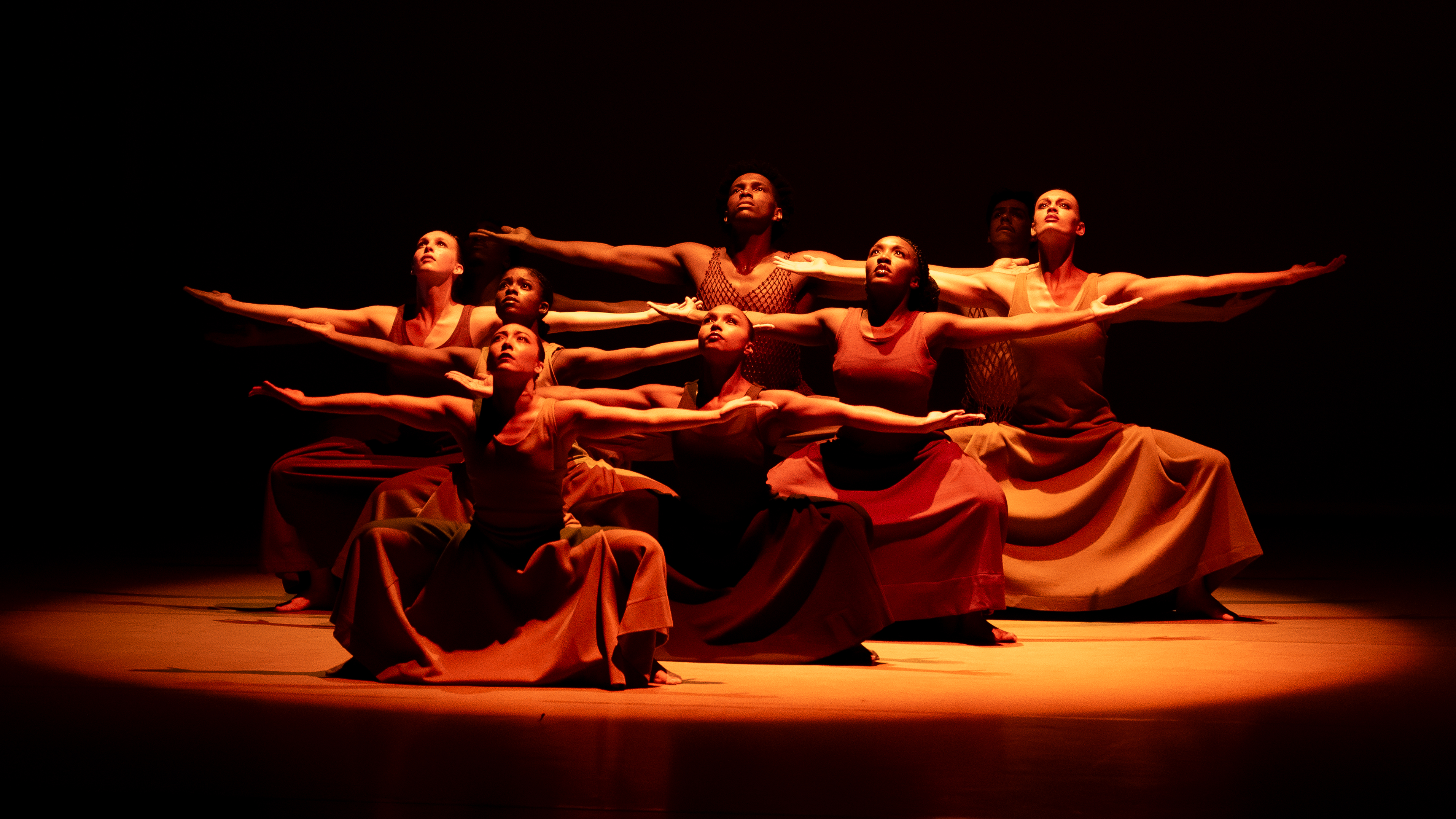 Ailey II company members in Alvin Ailey’s “Revelations.” | Photo credit: Saul Ramlal